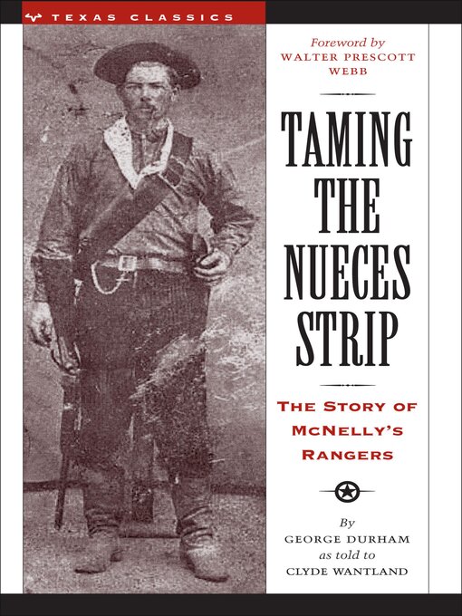 Title details for Taming the Nueces Strip by George Durham - Available